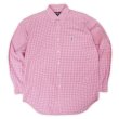 画像1: 90's Polo Ralph Lauren ボタンダウンシャツ "BLAKE / Pink Gingham Plaid" (1)