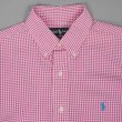 画像3: 90's Polo Ralph Lauren ボタンダウンシャツ "BLAKE / Pink Gingham Plaid" (3)