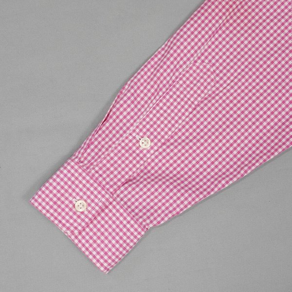 画像4: 90's Polo Ralph Lauren ボタンダウンシャツ "BLAKE / Pink Gingham Plaid" (4)