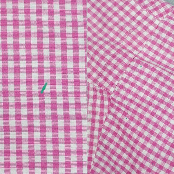 画像5: 90's Polo Ralph Lauren ボタンダウンシャツ "BLAKE / Pink Gingham Plaid" (5)