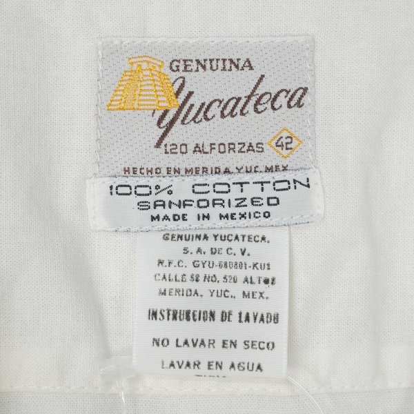 画像3: 80's Yucateca コットンキューバシャツ (3)