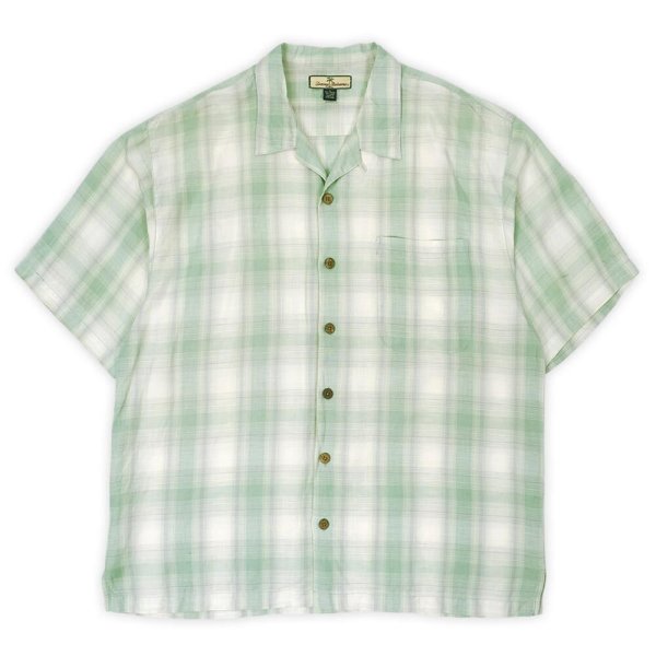 画像1: 00's Tommy Bahama オープンカラーシャツ (1)