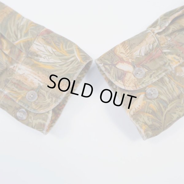 画像4: 90's BANANA REPUBLIC L/S 総柄シャツ (4)