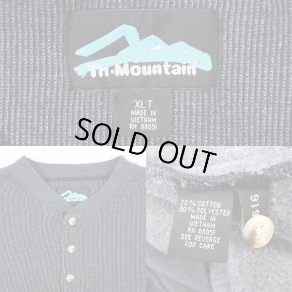 画像2: 00's Tri-Mountain ヘンリーネック スウェット (2)