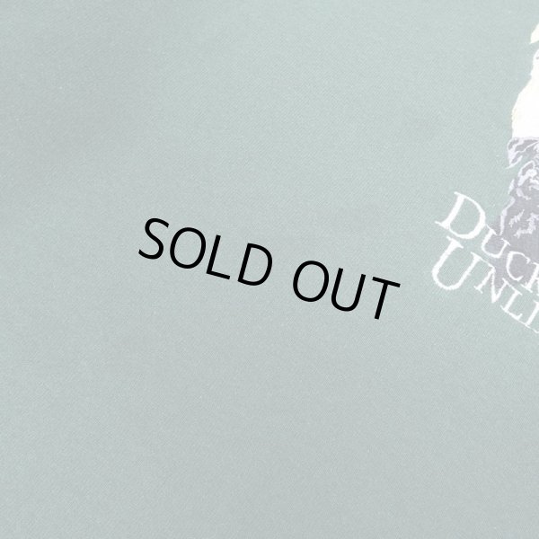 画像4: 90's DUCKS UNLIMITED 刺繍スウェット “DOGS EMBROIDERY / GREEN / MADE IN USA” (4)