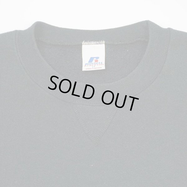 画像3: 00's RUSSELL 前V ブランクスウェット "BLACK" (3)