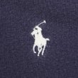画像3: 00's Polo Ralph Lauren フルジップ コットンニット "FADE NAVY" (3)