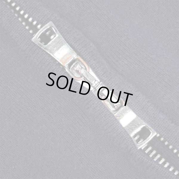 画像4: 00's Polo Ralph Lauren フルジップ コットンニット "FADE NAVY" (4)