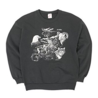 90's MVP フットボールシャツ型 スウェット “USA製” - used&vintage