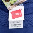 画像2: 90-00's Hanes スウェットシャツ “NAVY / DEADSTOCK” (2)