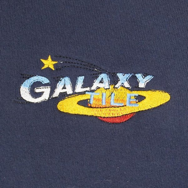 画像2: 00's GALAXY TILE ロゴ刺繍 スウェットパーカー (2)