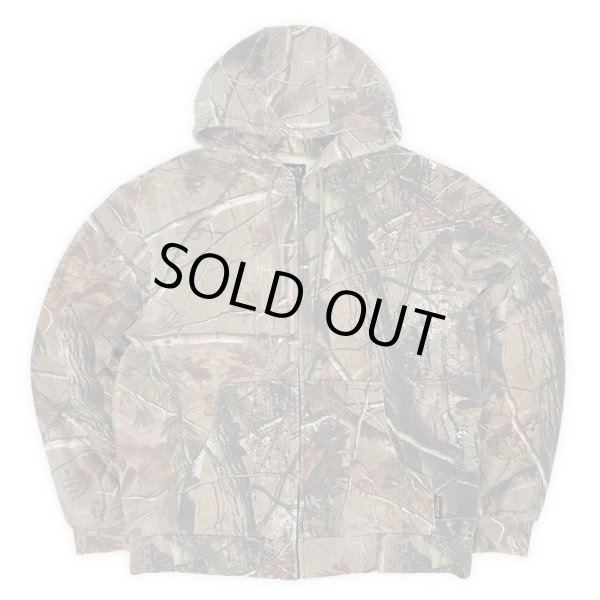 画像1: 00's Guide Series リアルツリーカモ柄 フルジップスウェットパーカー (1)