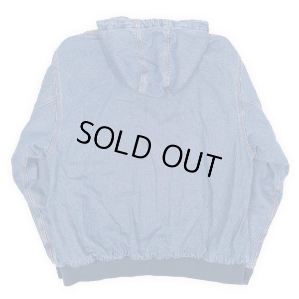 画像2: 90's WINDBREAKER デニムフーディージャケット (2)