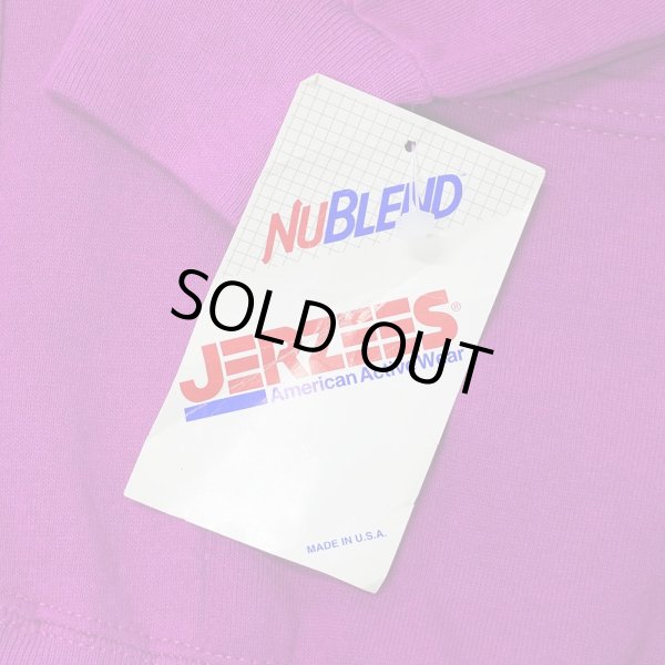 画像3: 90's JERZEESスウェットカーディガン “Raspberry / MADE IN USA / DEADSTOCK” (3)