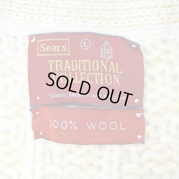 画像2: 60's Sears ウールニットカーディガン “TRADITIONAL COLLECTION” (2)