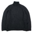 画像1: 00's J.CREW ロールネック ウールニット "BLACK" (1)