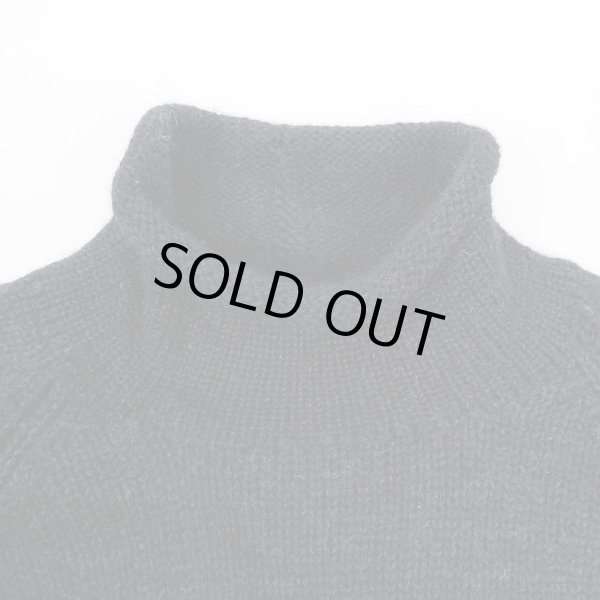 画像3: 00's J.CREW ロールネック ウールニット "BLACK" (3)