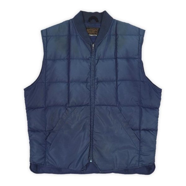 画像1: 80's Eddie Bauer ダウンベスト "黒タグ / AS-IS" (1)