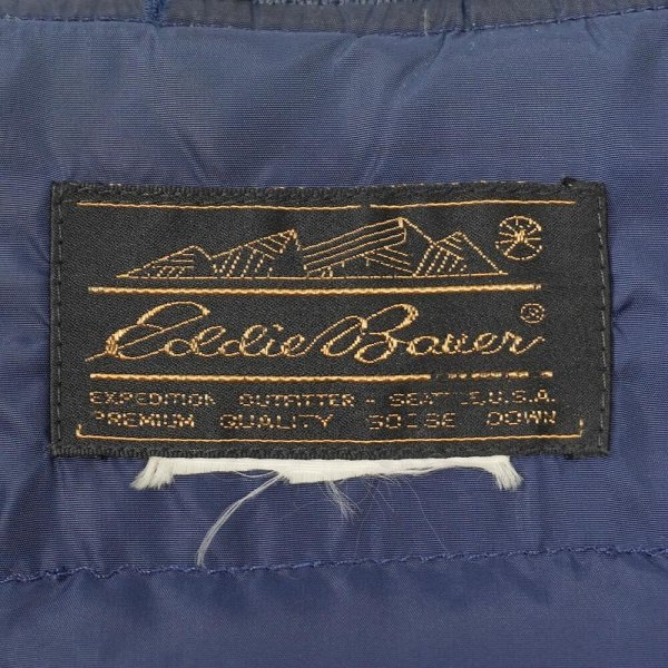 画像3: 80's Eddie Bauer ダウンベスト "黒タグ / AS-IS" (3)