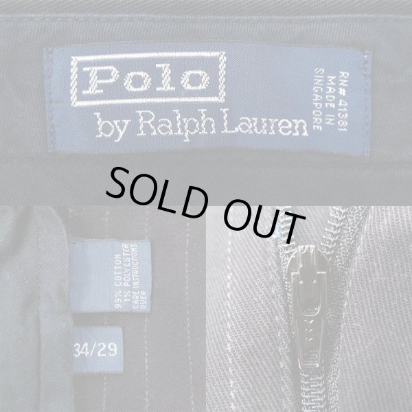 90's Polo Ralph Lauren ピンストライプ柄 チノトラウザー “W34 L29”mbm01130301754736