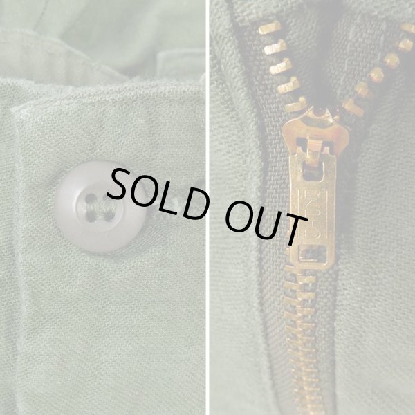 画像4: 60's US.ARMY コットンサテン ベイカーパンツ "W32 L29" (4)