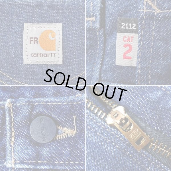 画像4: 00's Carhartt 5ポケット デニムパンツ “FR” (4)