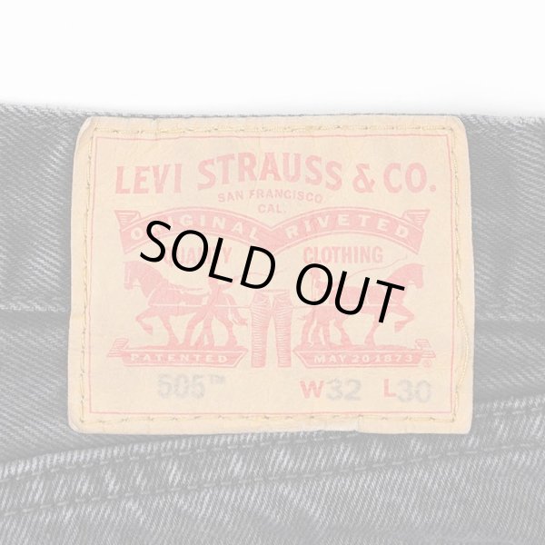 画像3: 00's Levi's 505 ブラックデニムパンツ "W32 L30" (3)