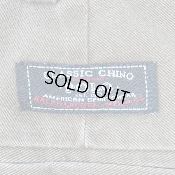 画像3: 00's Polo Ralph Lauren ノータック チノトラウザー "W34 L30" (3)