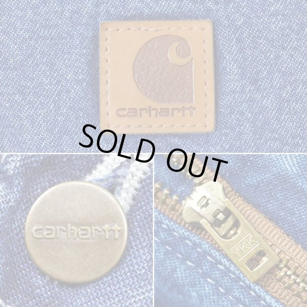 画像4: 00's Carhartt デニムペインターパンツ "W34 L32" (4)