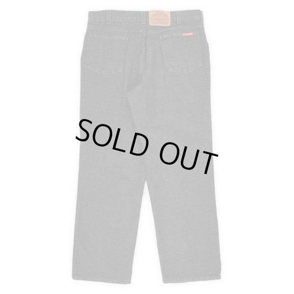 画像2: 80's Dickies 先染めブラックデニムパンツ "BRANDERS / W36 L30" (2)