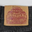 画像3: 80's Dickies 先染めブラックデニムパンツ "BRANDERS / W36 L30" (3)