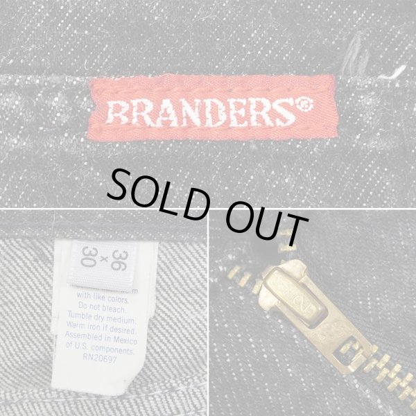 画像4: 80's Dickies 先染めブラックデニムパンツ "BRANDERS / W36 L30" (4)