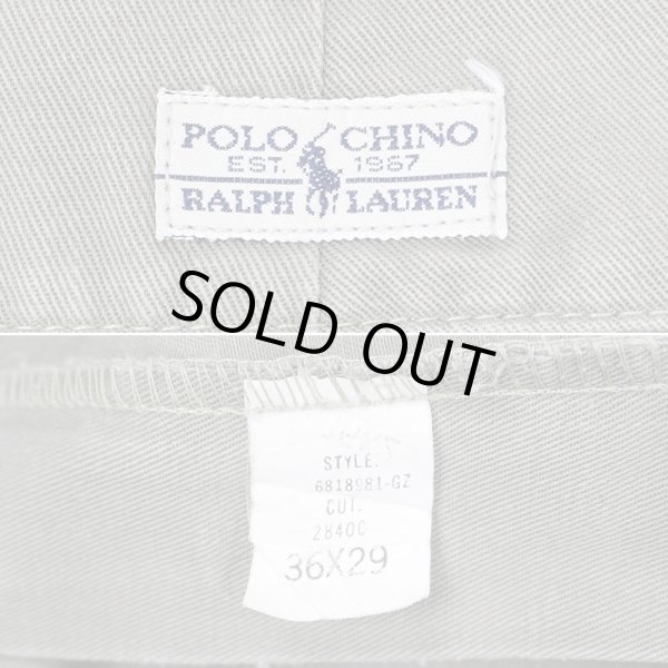 画像3: 90's Polo Ralph Lauren 2タック チノトラウザー "ANDREW PANT / W36 L29" (3)