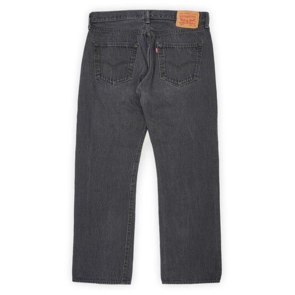 画像2: 00's Levi's 501 ブラックデニムパンツ "W34 L30" (2)