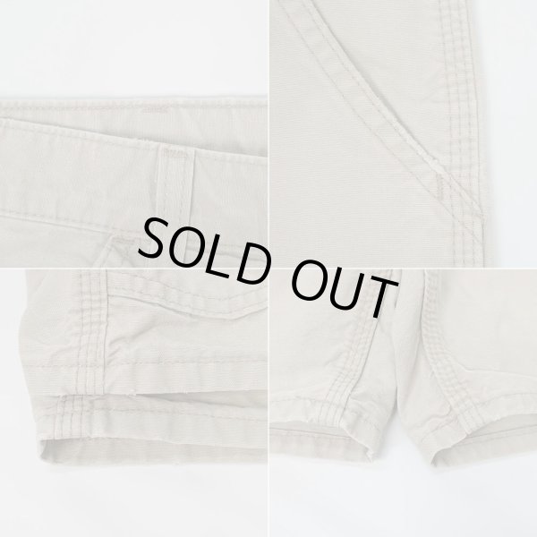 画像5: 00's Carhartt ライトダック ペインターショーツ "TAN / W33" (5)