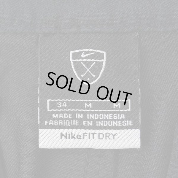 画像3: 00's NIKE GOLF 1タック チノショーツ "BLACK" (3)