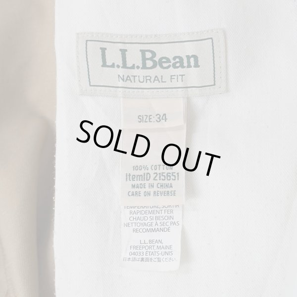 画像3: 00's L.L.Bean 2タックチノショーツ (3)