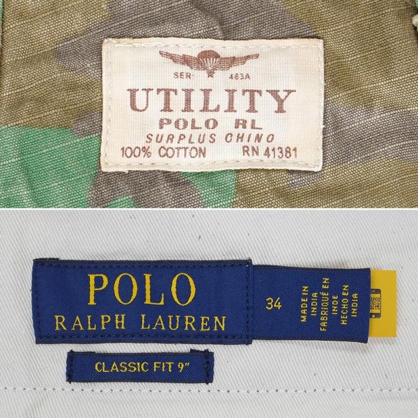 画像3: 00's Polo Ralph Lauren ウッドランドカモ柄 カーゴショーツ (3)