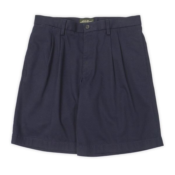 画像1: 00's Eddie Bauer 2タック チノショーツ "DEADSTOCK / W33" (1)