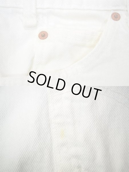 画像4: 90's Levi's 550 ホワイトデニムショーツ “MADE IN USA” (4)