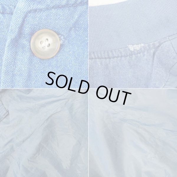 画像4: 90's HABAND デニムキャップショルダージャケット (4)