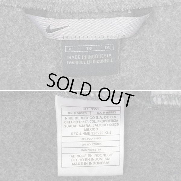 画像3: 00's NIKE フリース プルオーバーフーディー (3)