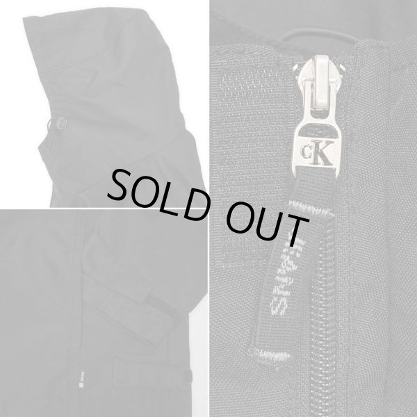 画像4: 90's Calvin Klein Jeans アノラックパーカー "BLACK" (4)