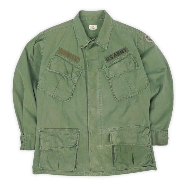 画像1: 60's US.ARMY ジャングルファティーグジャケット "3rd / SMALL-SHORT" (1)