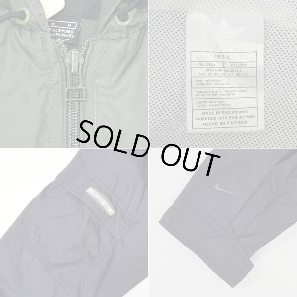 画像4: Late 90's NIKE ナイロンフーディージャケット (4)