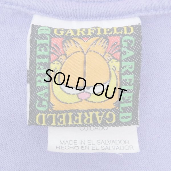 画像2: 90's Garfield キャラクタープリント Tシャツ (2)