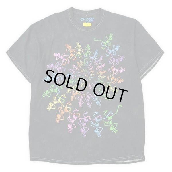 画像1: 00's LIQUID BLUE タイダイ染め プリントTシャツ (1)
