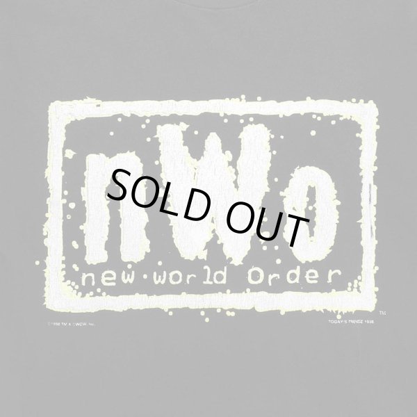 画像2: 90's nWo ロゴプリントTシャツ (2)