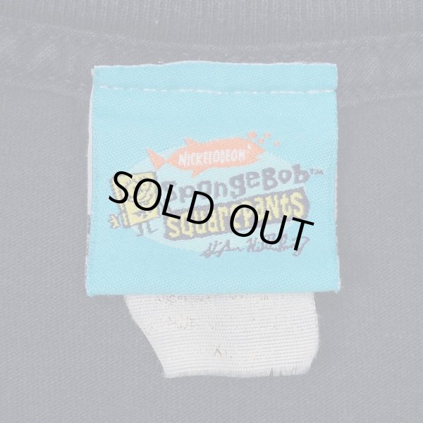 画像2: Early 00's SpongeBob プリントTシャツ “NAVY” (2)