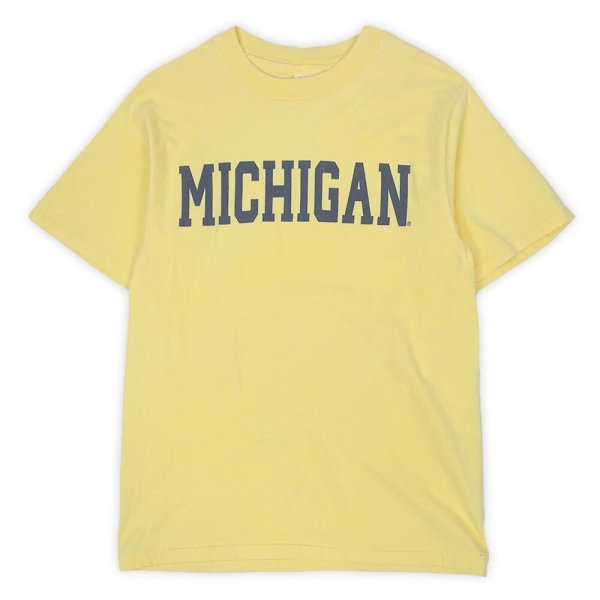画像1: 90's MICHIGAN カレッジロゴプリント Tシャツ "MADE IN USA" (1)